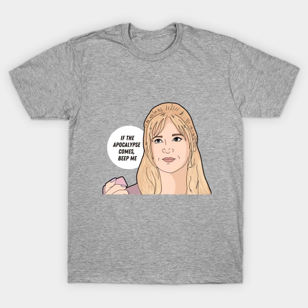 Buffy Summers Beep Me Apocalypse BTVS T-Shirt by likeapeach